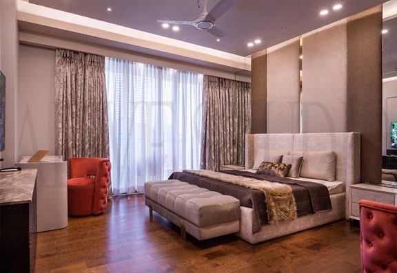 Beautiful bedroom interiors M3M golf state