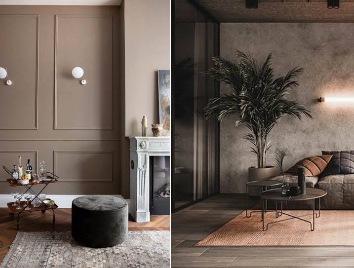 Earthy shades for a serene space