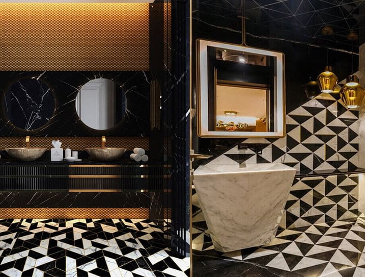 Patterns for bathroom design