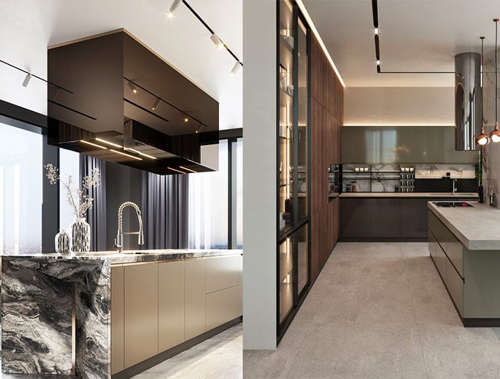 Hardware takes centre stage in Modern kitchen